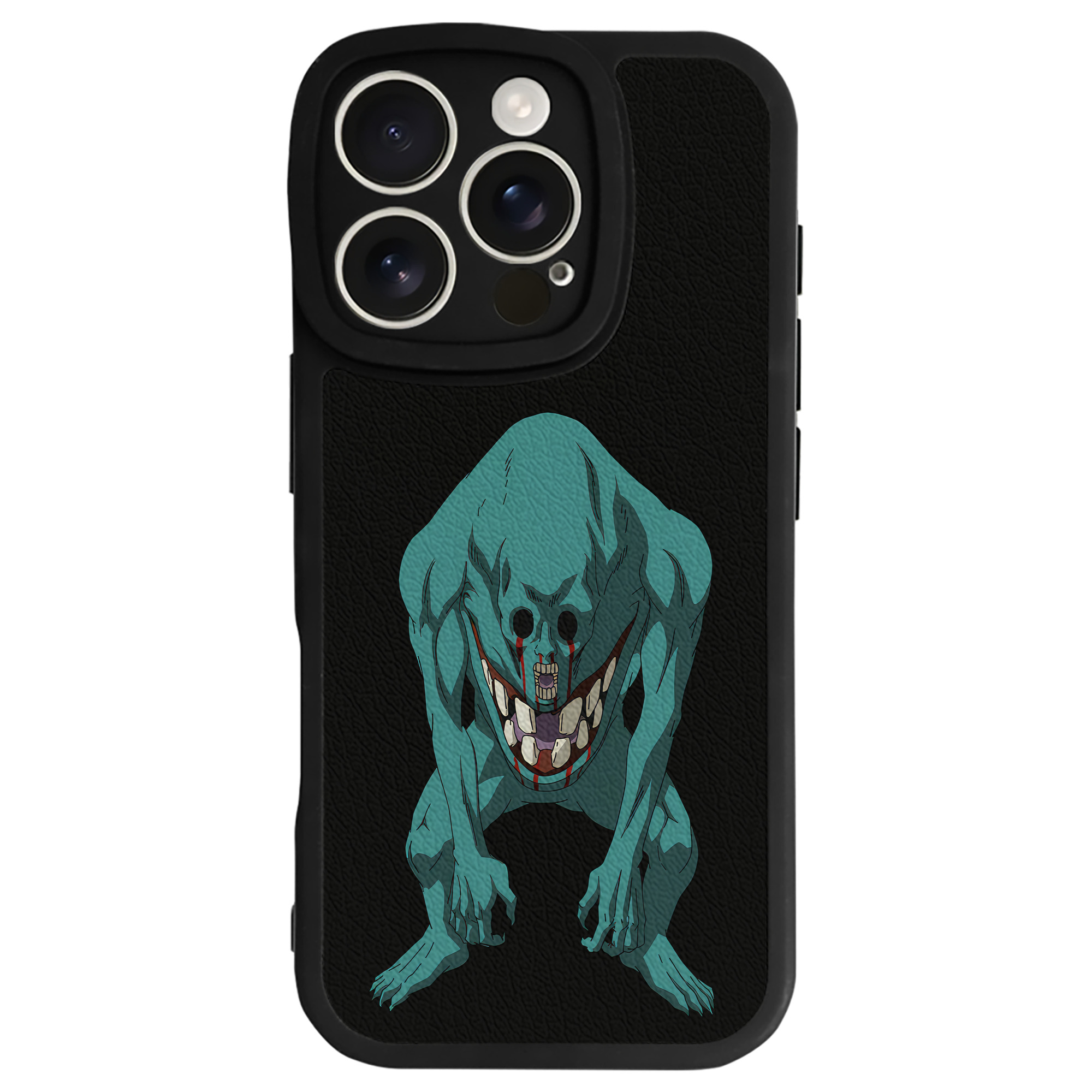 （画像用） 呪術廻戦 Jujutsu Kaisen 【iPhone 16シリーズ対応】シリコンスマホケース（レザー調） 材質：シリコン